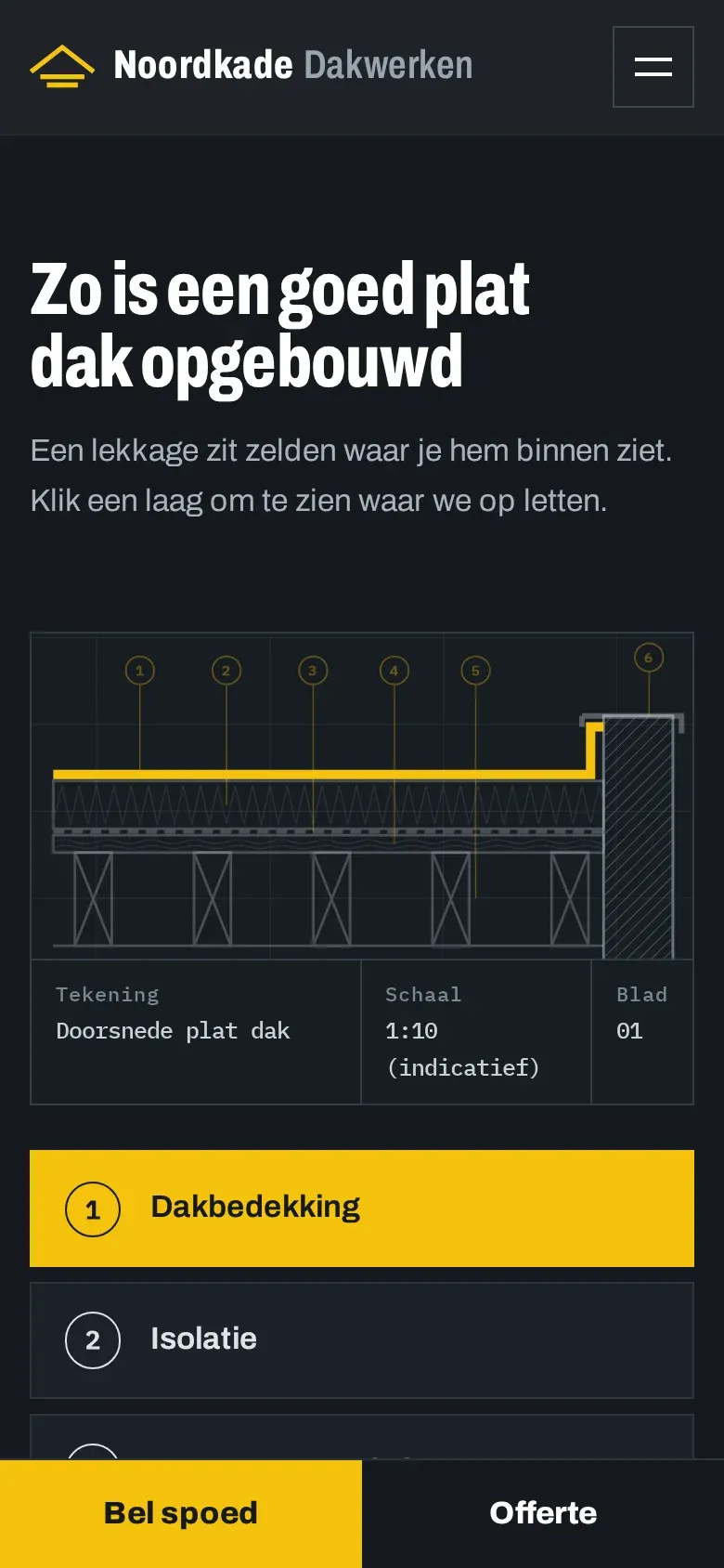 Mobiele weergave 2 van Noordkade Dakwerken