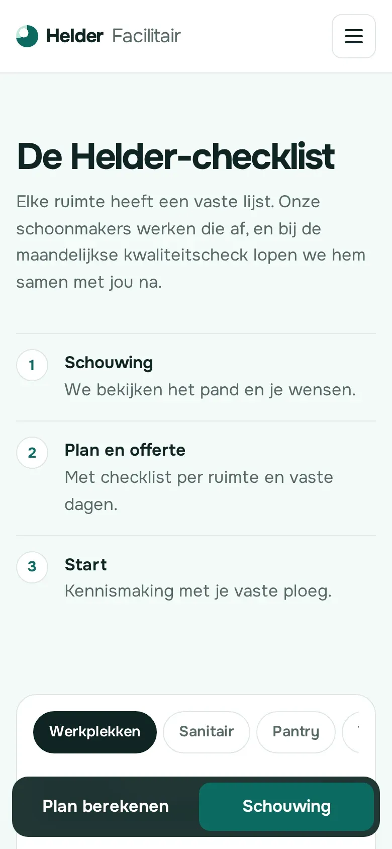Mobiele weergave 2 van Helder Facilitair